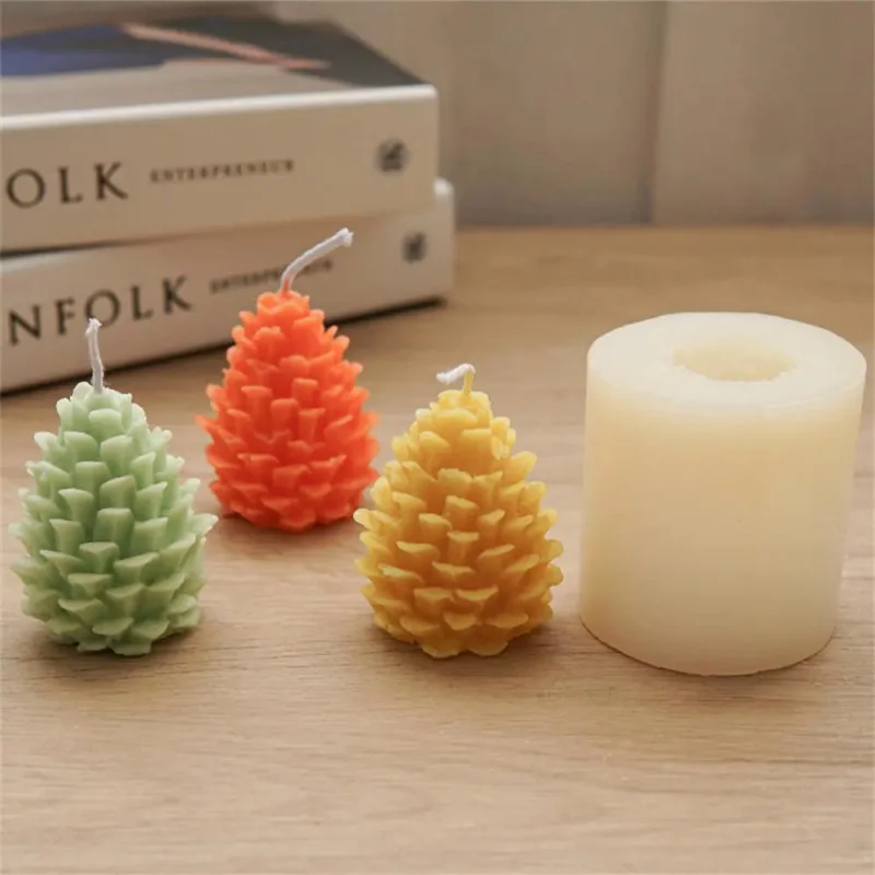 

Diy Pine Cone Candle Silicone Mold For Christmas Aroma Candles