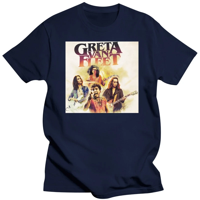 Greta Van Fleet New Tour Concert 2018 Dates Black T-Shirt Size S To 3XL White Style 2018 Short Sleeve Cotton T Shirts