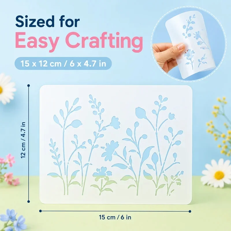 Wildflower Stencils Reusable Set