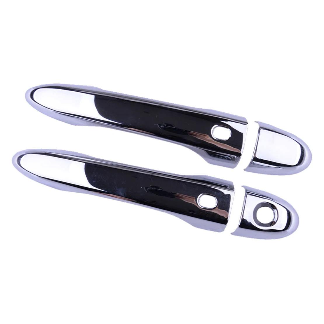 Car Exterior Side Door Handle Cover Trim Handle Bezel Cap Smart Keyless Fit for Fiat 500X SUV 2016-2020 2021 2022 2023