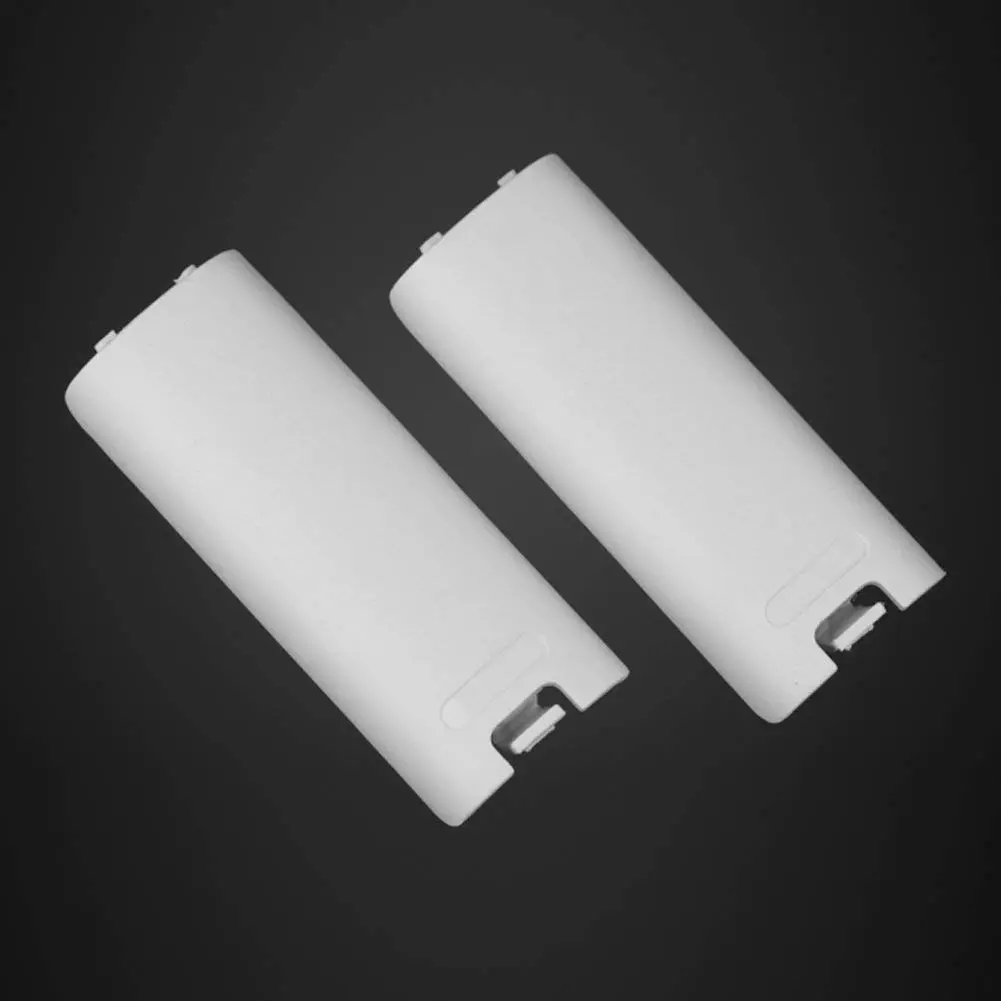 10 Pack of White Replacement Battery Cover for Nintendo Wii Controller image 2