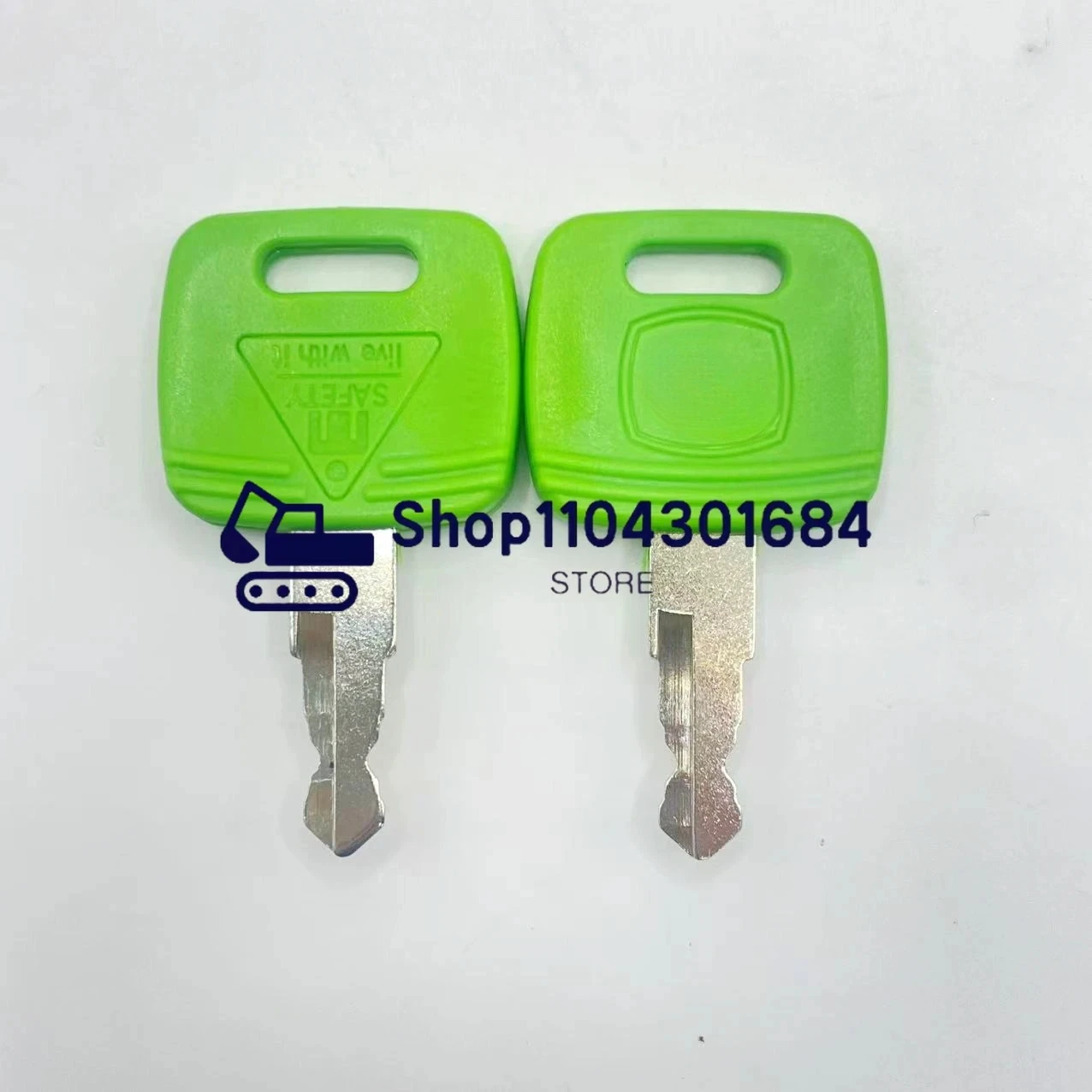 2/5pcs Green Agricultural Tractor Ignition Key RE183935 RE43492 RE71557