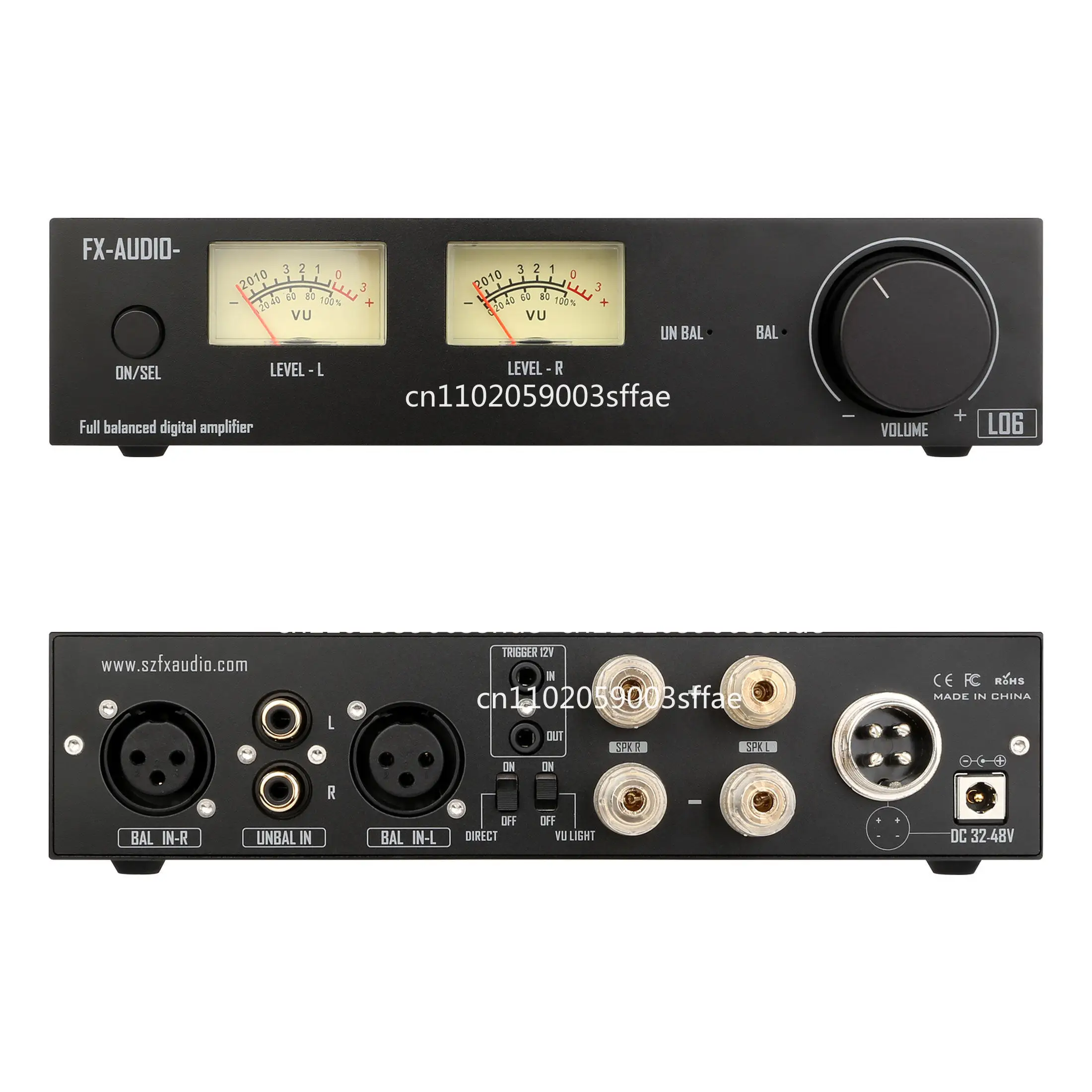 L06 Fully Balanced HIFI Fever 300W High Power Amplifier TPA3255 OPA1612 XLR Power Amplifier