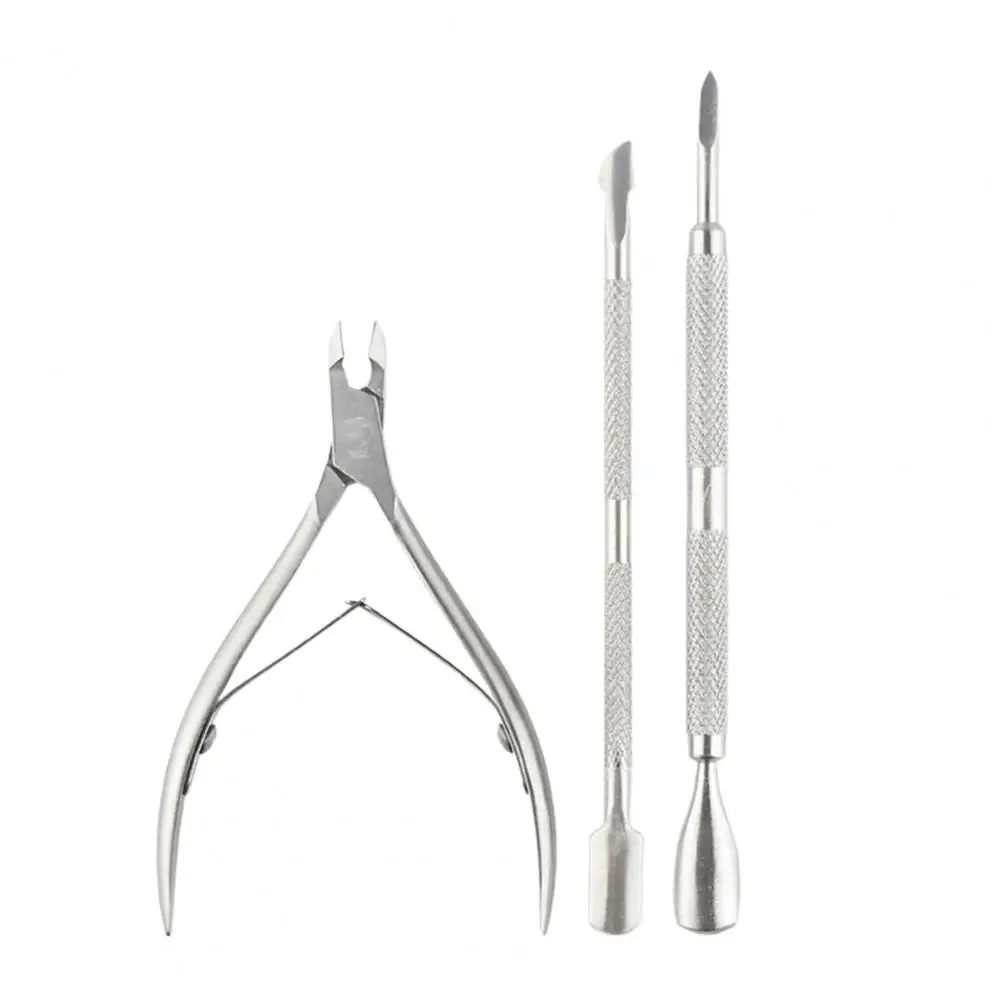 

Nail Trimmer Long Lifespan Wide Application Stainless Steel Beauty Care Nail Cuticle Scissors Dead Skin Pusher Manicure