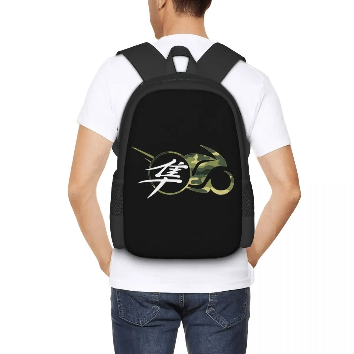 Camo Hayabusa Essential Collaboration Backpack Large Capacity Cute Foldable Clothes Backpacks