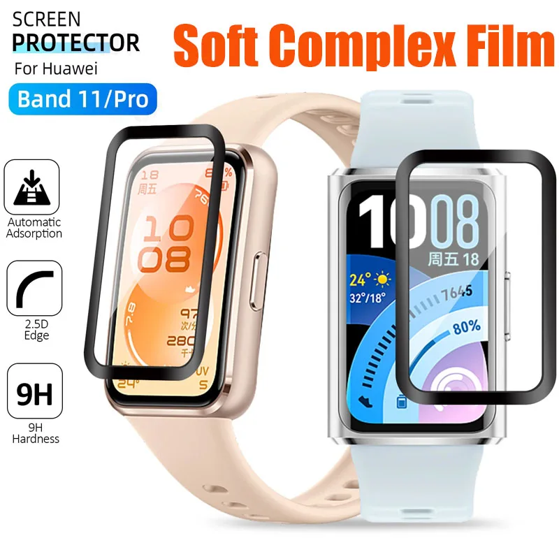 Screen Protector Film For Huawei Band 11/11 Pro Full Anti-scratch Films Protective Soft Film For Huawei Band 11 Pro Accessories