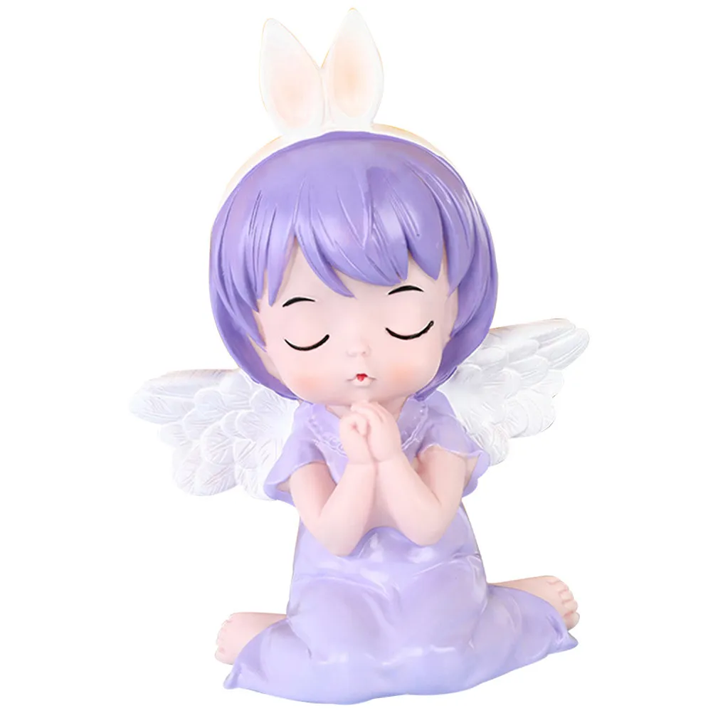 Plastic Angel Coin Saving Jar Cute Piggy Bank for Decorative Money Box Encourages Saving Habit Gift for Childrens Day