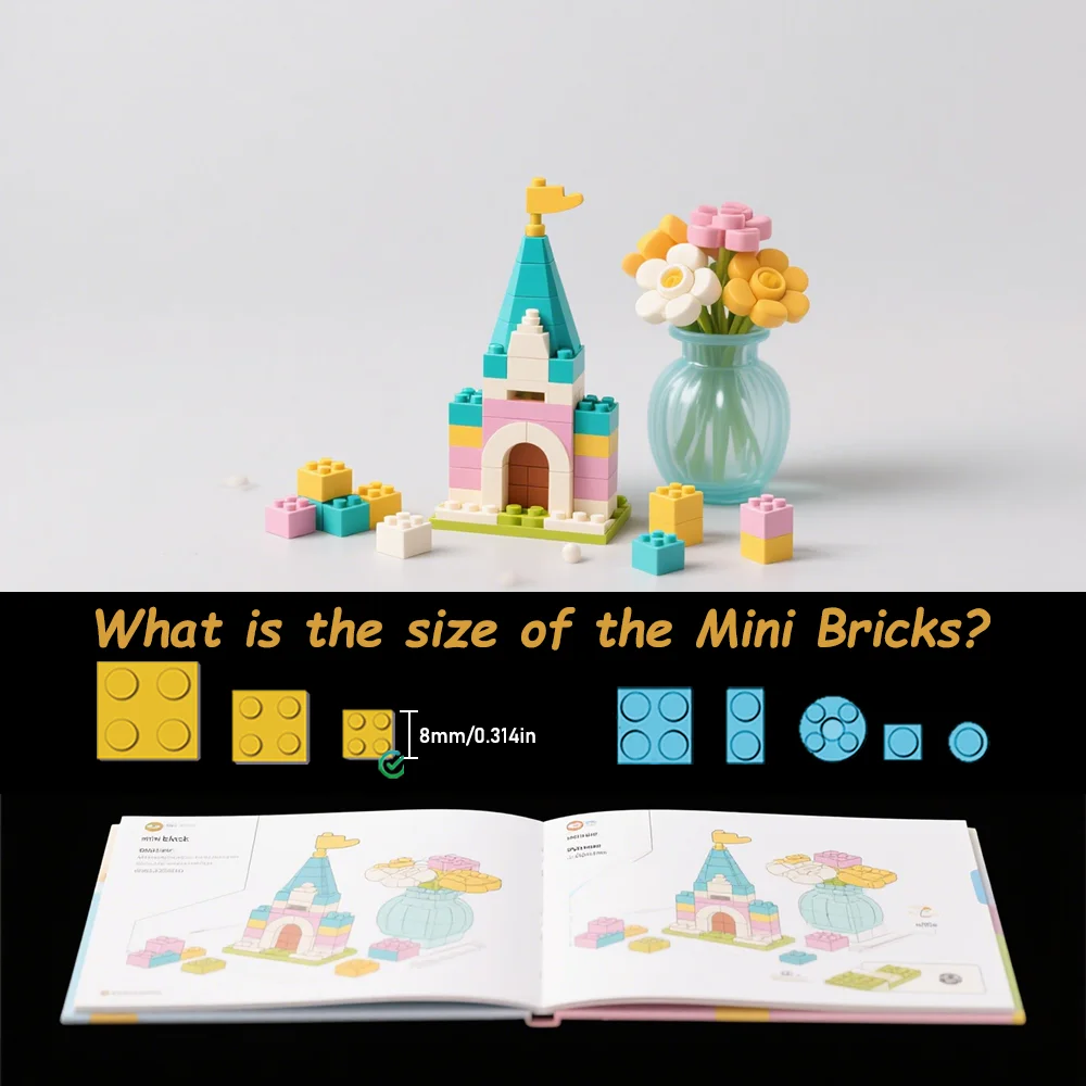 Boîte aveugle aléatoire de jouets en blocs de construction, démonter pour créer un assemblage complet amusant et l'assemblage est super facile