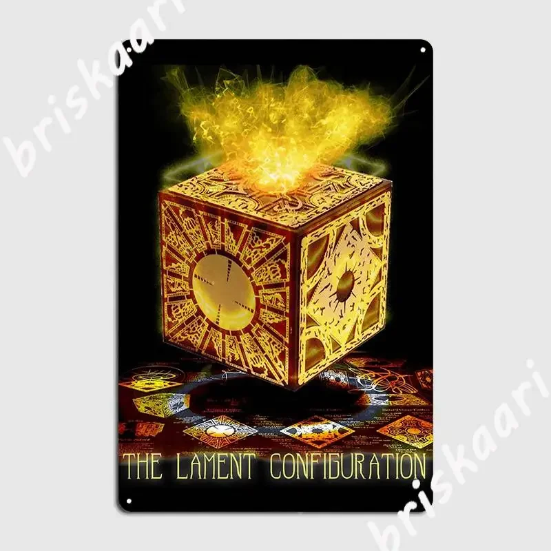 The Lament Configuration Hellraiser Metal Plaque Poster Cinema Garage Pub Garage Custom Plaques Tin Sign Posters