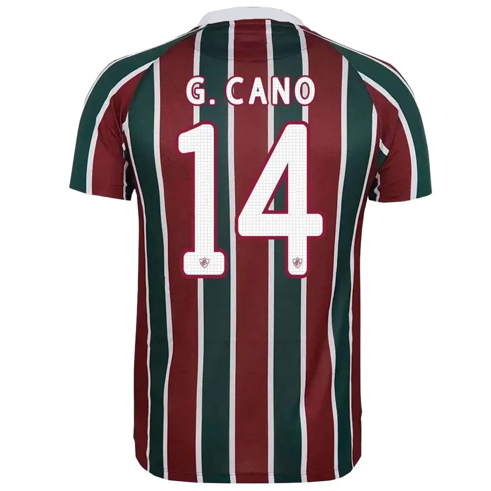 25-26 Fluminense Heim- und Auswärtstrikots, 3D-gedrucktes, kurzärmliges Sport-T-Shirt, gleich für Erwachsene und Kinder