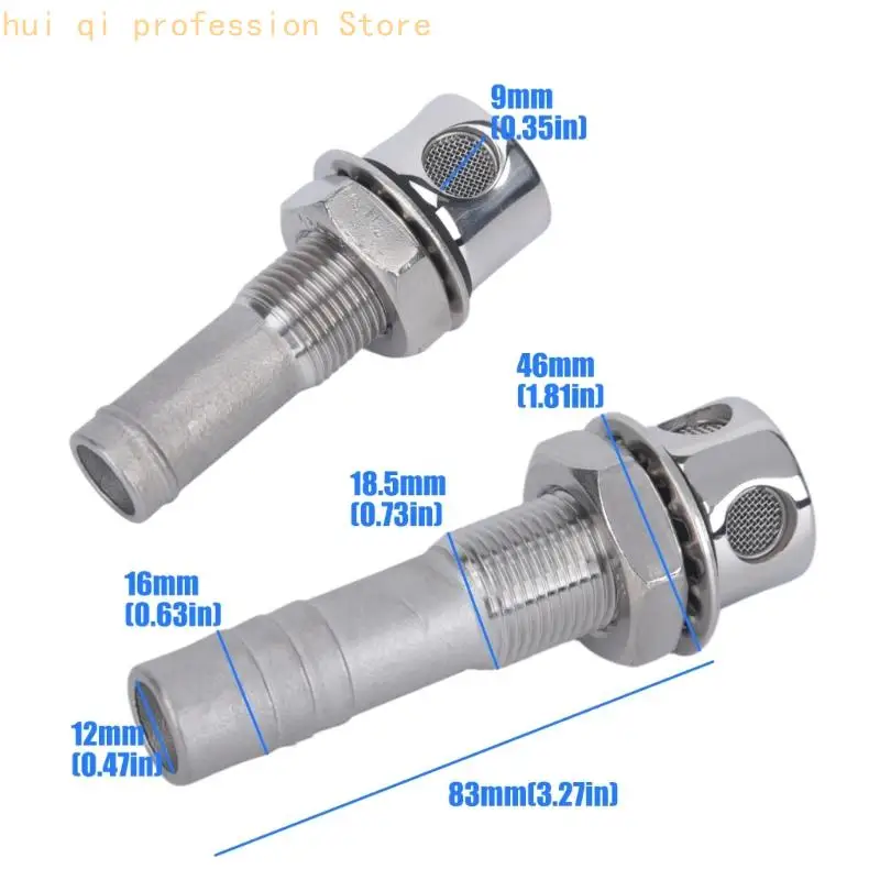 16 mm Yacht-Entlüftungsanschluss, Marine-Hardware aus Edelstahl, geeignet für den Entlüftungseinsatz H8WE – Detail 6