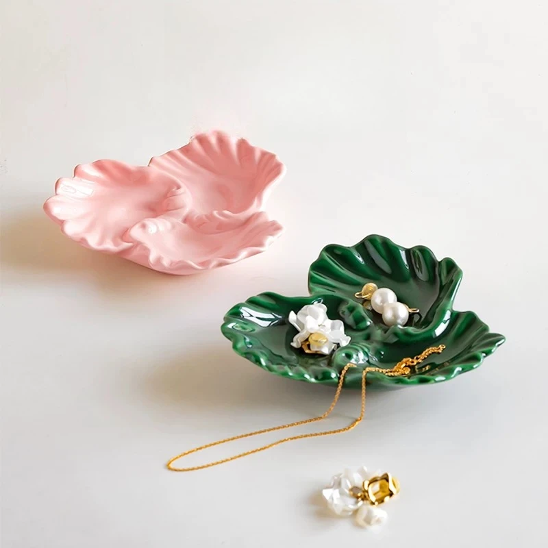 

Jewelry tray Ceramic storage tray Jewelry storage ornament