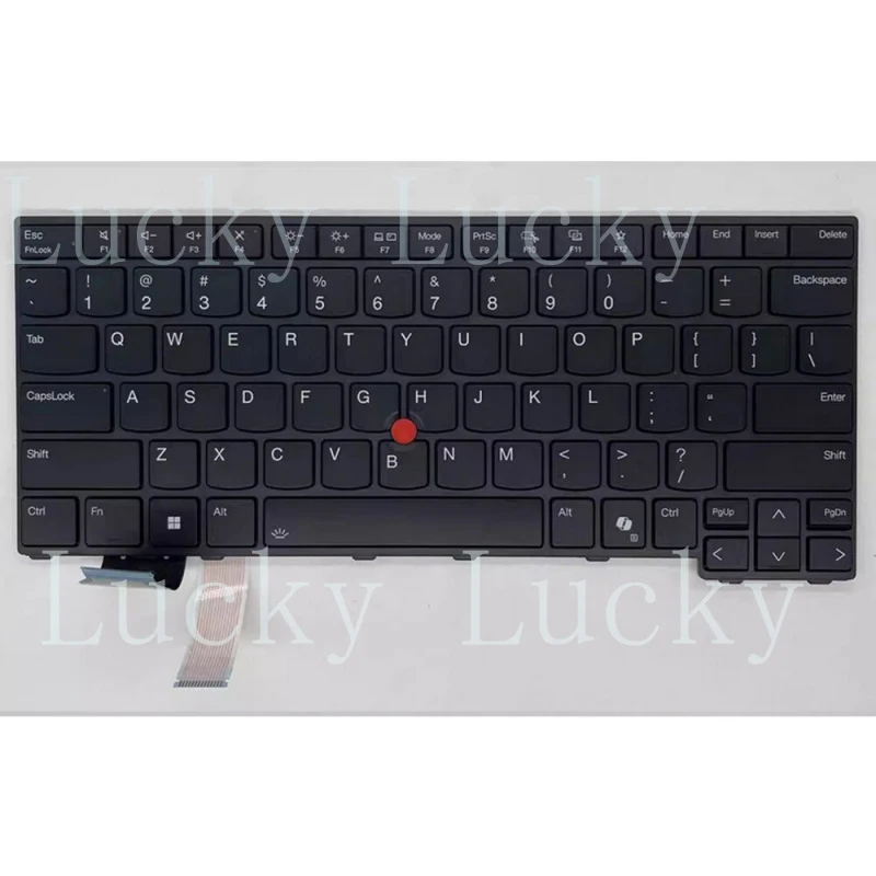 

f For Lenovo ThinkPad T14 Gen5 P14S L14 Gen5 Laptop Keyboard with Backlit Black
