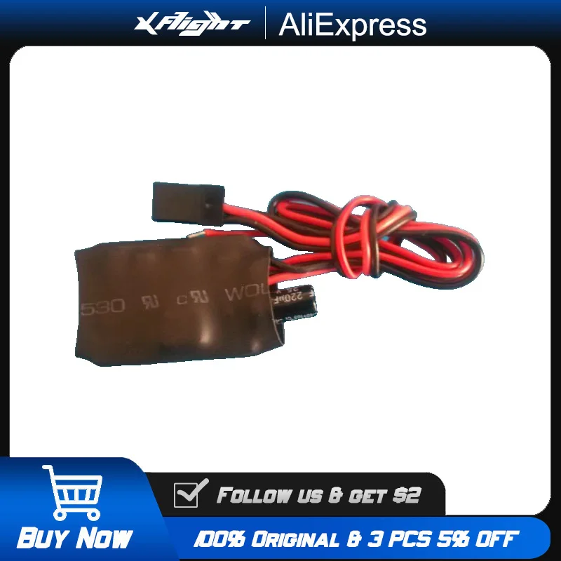 

XAERO 5V 5A UBEC Power Module, DC 6-30V to 5V Step-Down Converter with Overload Protection for RC FPV Drone