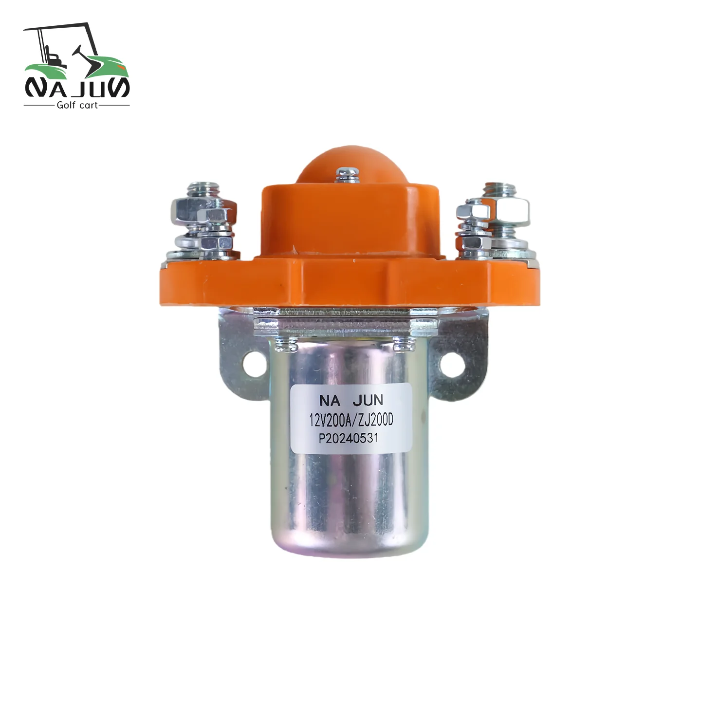 Golf Cart Parts 12V 200A Golf Cart Contactor Universal for Club Car E-Z-GO Yamaha Marshell Eagle