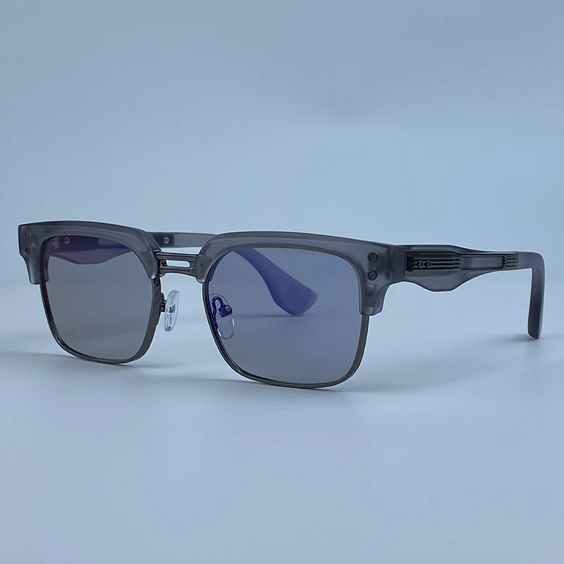 Retro Quadratische Punk-Sonnenbrille für Herren 2026 Luxus Designer Vintage Farbwechselnde Fahr-Steampunk-Sonnenbrille für Männer Eyewear Shades – Detail 17