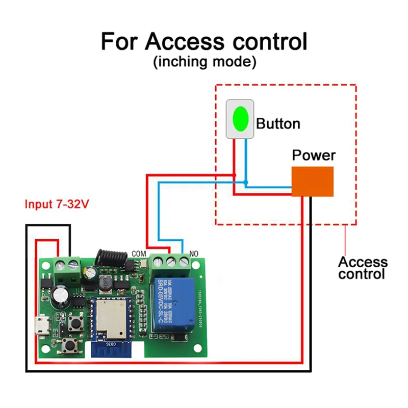 

A01F-3X 12 В Wi-Fi реле Tuya Smart Life приложение модуль переключателя удаленный таймер самоблокирующийся работает с Google Home 2-стороннее управление