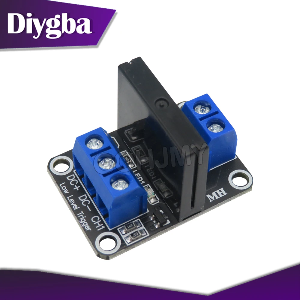 Low Level 5V 1 Channel Solid State Relay Module SSR G3MB-202P 240V 2A Output with Resistive Fuse DIYGBA