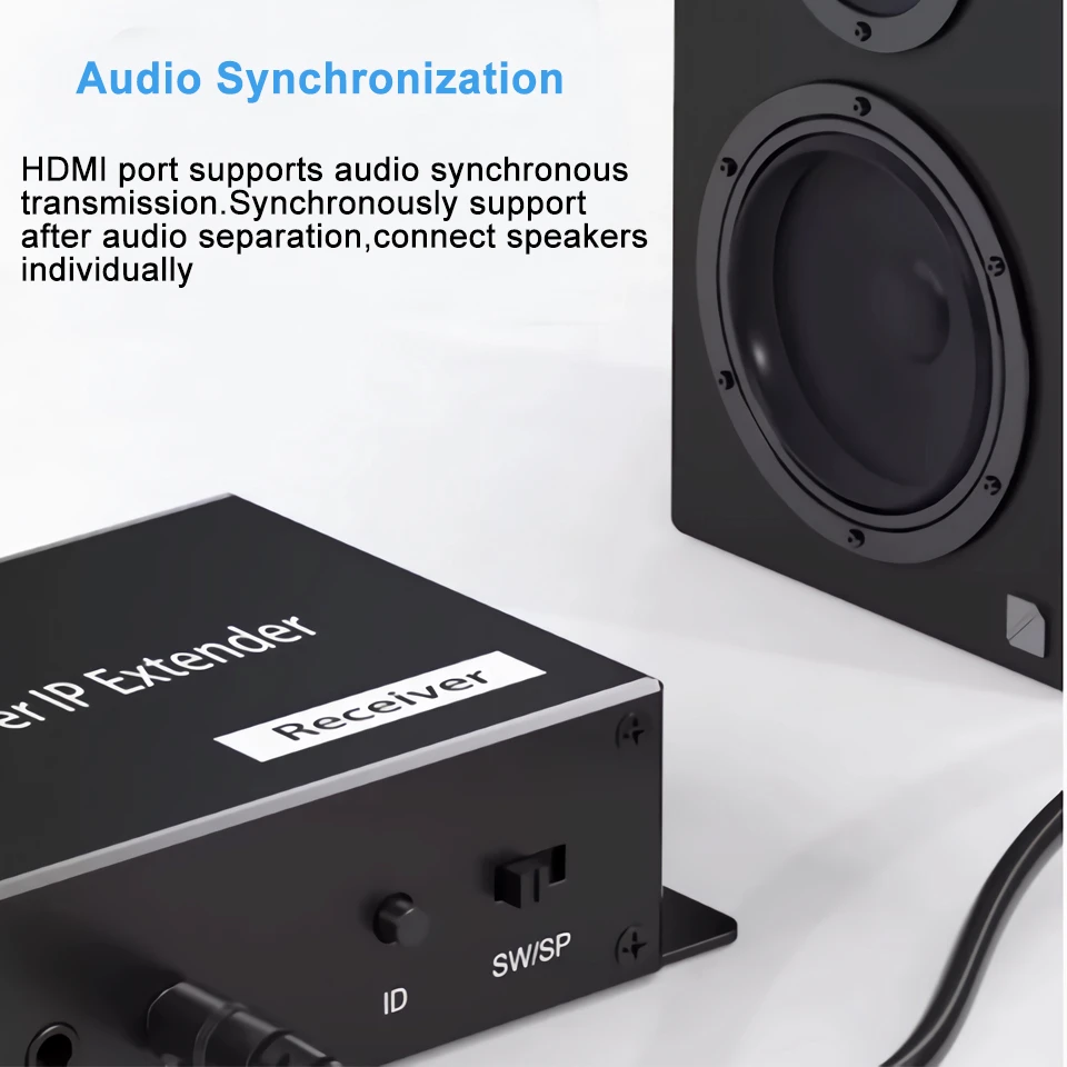 4K 200M HDMI KVM удлинитель через IP RJ45 Ethernet Cat6e/6 кабель HDMI USB удлинитель передатчик приемник комплект поддержка мыши клавиатуры