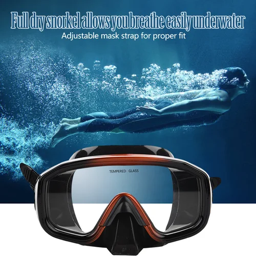 Imagen 2 del producto YonSub-Máscara de esnórquel subacuática para adultos, gafas de buceo, gafas de natación subacuáticas