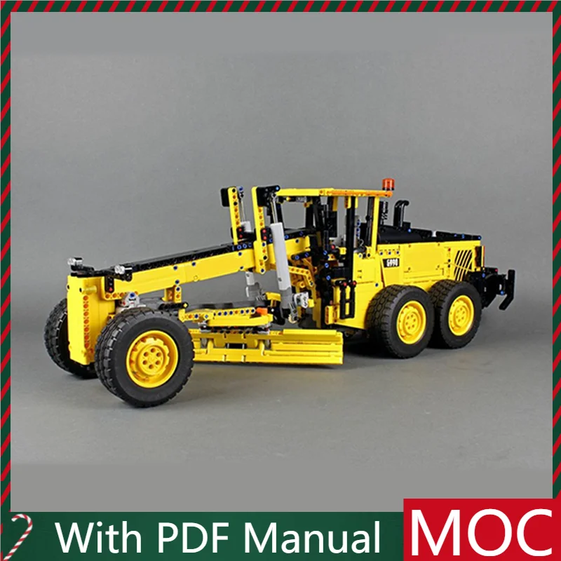 

City Technology Engineering Set Building Block 1914PCS G990 Grader Model Children Educational DIY Assembly Toy Kid Birthday Gift