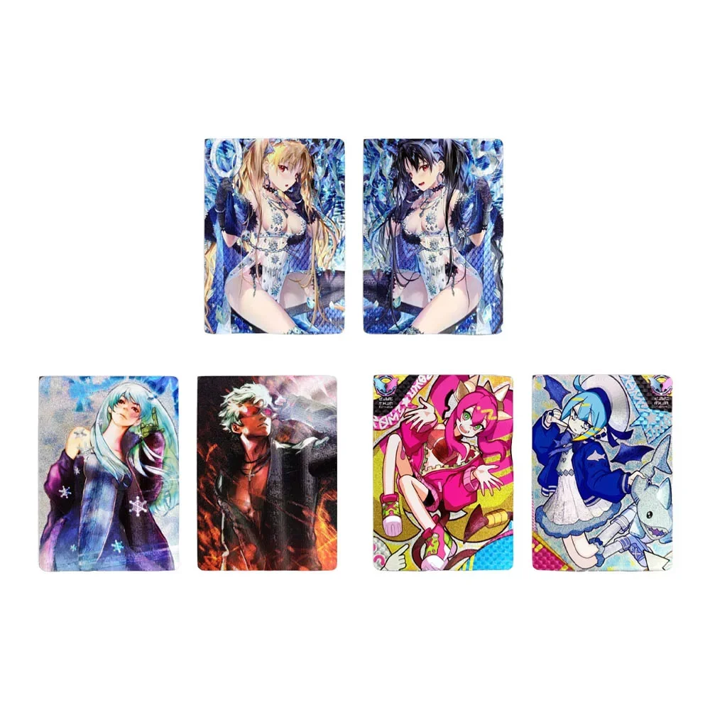 DIY Homemade Serie 2pcs FGO Walküre KOF Kula Yu-Gi-Oh! Evil★Twin Rough Flash Card Anime Peripheral Collection Card Holiday Gift