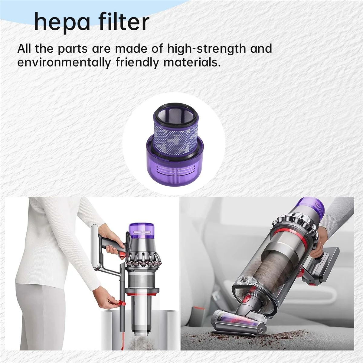 

X11AA 2 шт. HEPA-фильтры для пылесоса Dyson V11 Outsize, V11 Outsize Origin, Outsize, Outsize Absolute+, детали 970422 -01