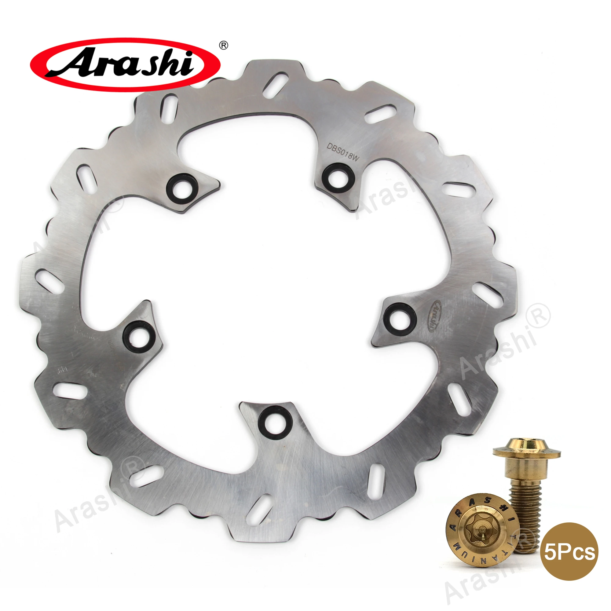 ARASHI For SUZUKI BURGMAN 650 2004 - 2012 Front Brake Disc CNC Brake Disks Rotors Bolts 2005 2006 2007 2008 2009 2010 2011 2012