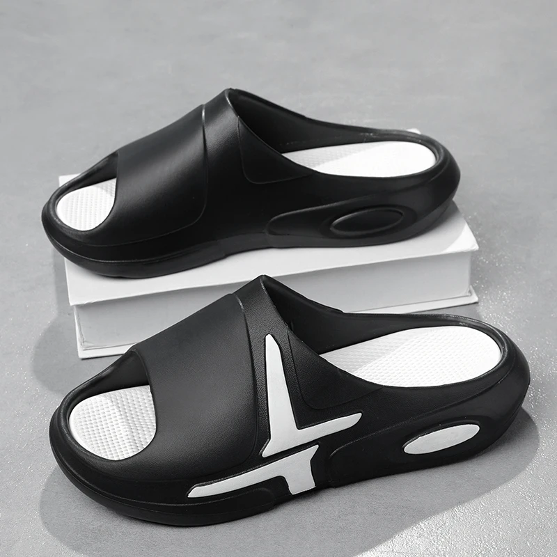 Men Sandals Slip On Summer Outdoor Sole Non Slip Waterproof Driving Shoes