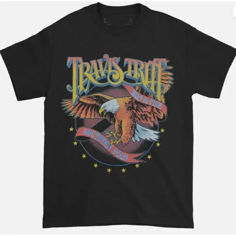 Travis Tritt T Shirt Cotton Black All Size S 234Xl