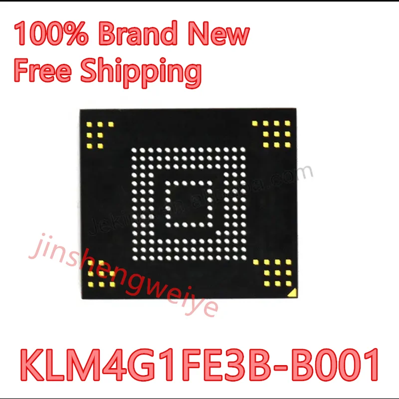 2~10PCS KLM4G1FE3B-B001 emmc BGA153 4G Mobile Phone Chip 100% Brand New Free Shipping The more quantity, the better the price