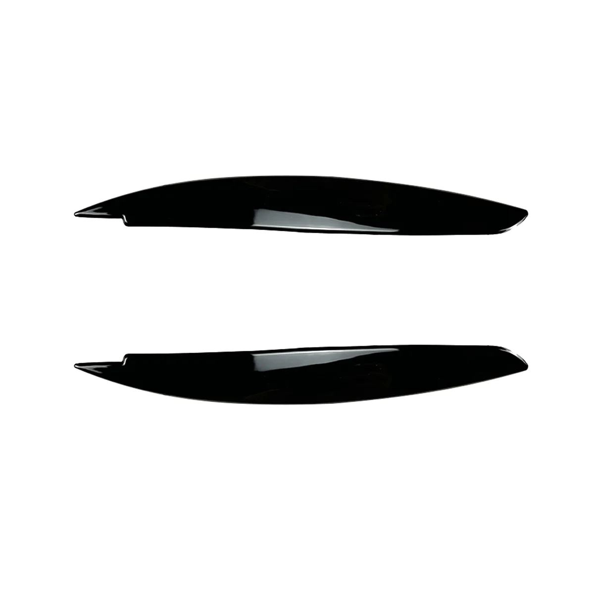 

Глянцевая черная накладка на переднюю фару для BMW 1 серии E81 E82 E87 E88 2008-2013 Автомобильные веки