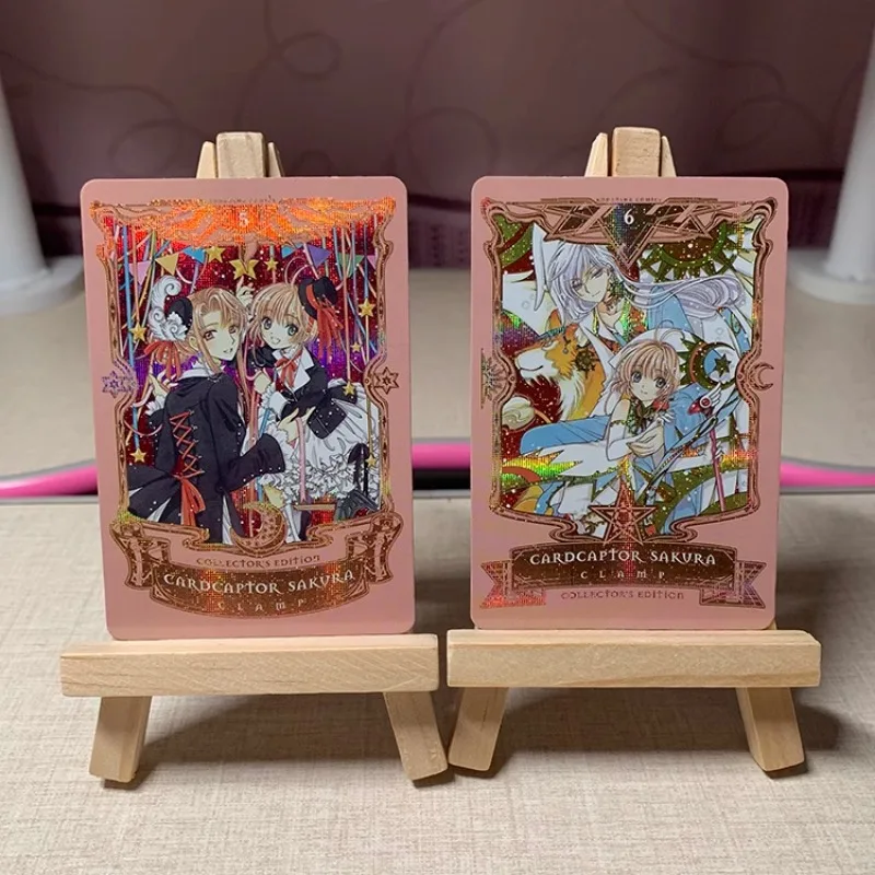 DIY CARDCAPTOR SAKURA Sealing and Painting Flash Card A Set of Nine Sheets Anime Peripheral Game Collection Card Holiday Gift