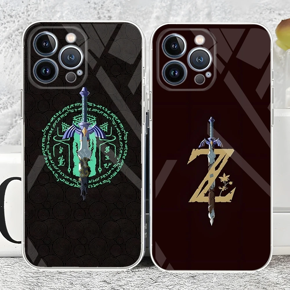 Game The Legend of Zeldas Phone Case new For iPhone 15 14 12 13 11 Pro Max Mini X XR XS Max 7 8 Plus transparent cover