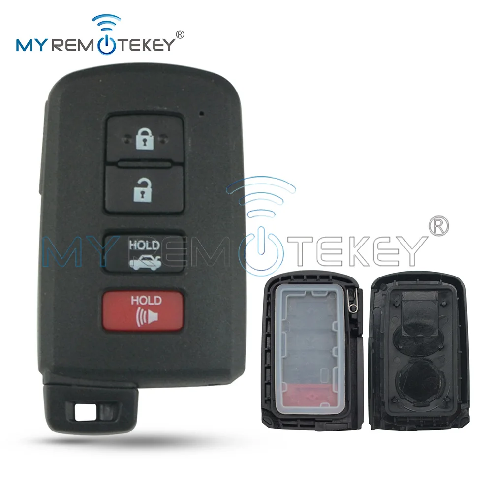 REMTEKEY FCC HYQ14FBA Smart key case  P/N 89904-06140 4 button for Toyota Camry Avalon