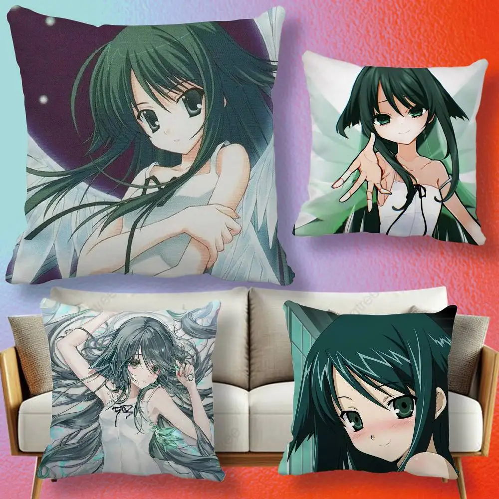 Saya No Uta The S-Song of S-Saya  Pillow cover gift High definition digital printing,Surprise vivid pattern Household.