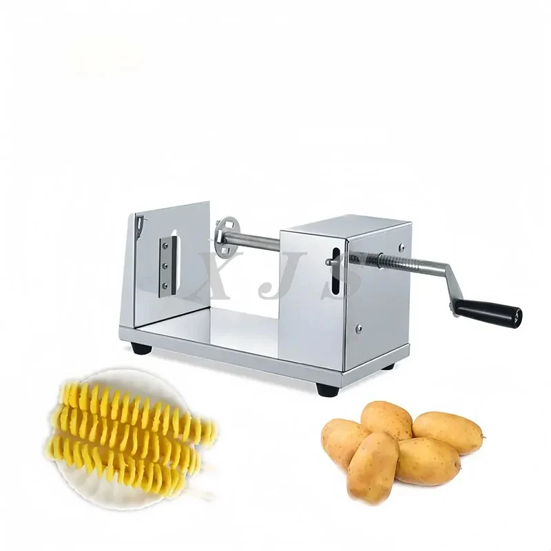 Easy-To-Operate Twisting Machine, , Tower Slicer, Potato Chip Rotary Blade