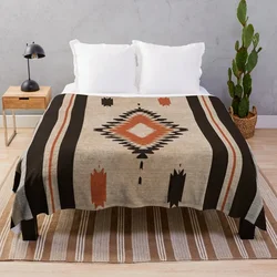 Boho bohemian illustration art texture Throw Blanket Tourist Blanket Plaid on the sofa blankets for beds blankets