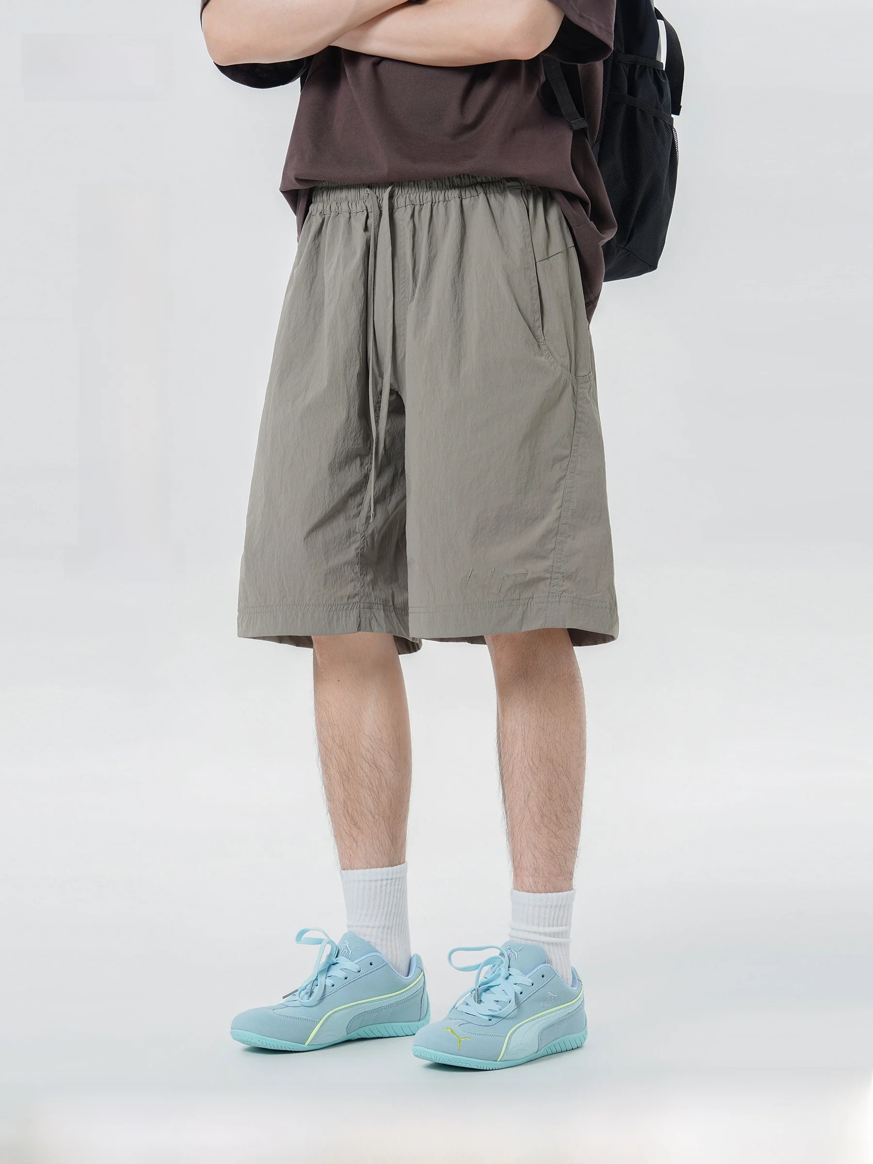

DPX Summer Outdoor Men's Shorts Loose Fit Lightweight Water-Resistant Casual Versatile Five-Quarter Length Fashionable Men's ...