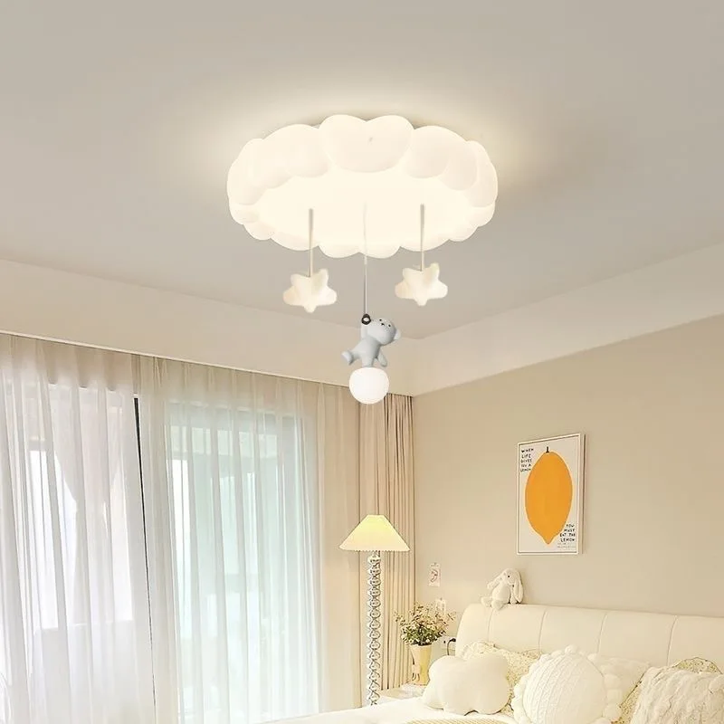 Modern Children's Room Cloud Ceiling Lights LED Cloud Bubble Ball Light Warm Baby Room Nursery Girl Boy Bedroom Lamps