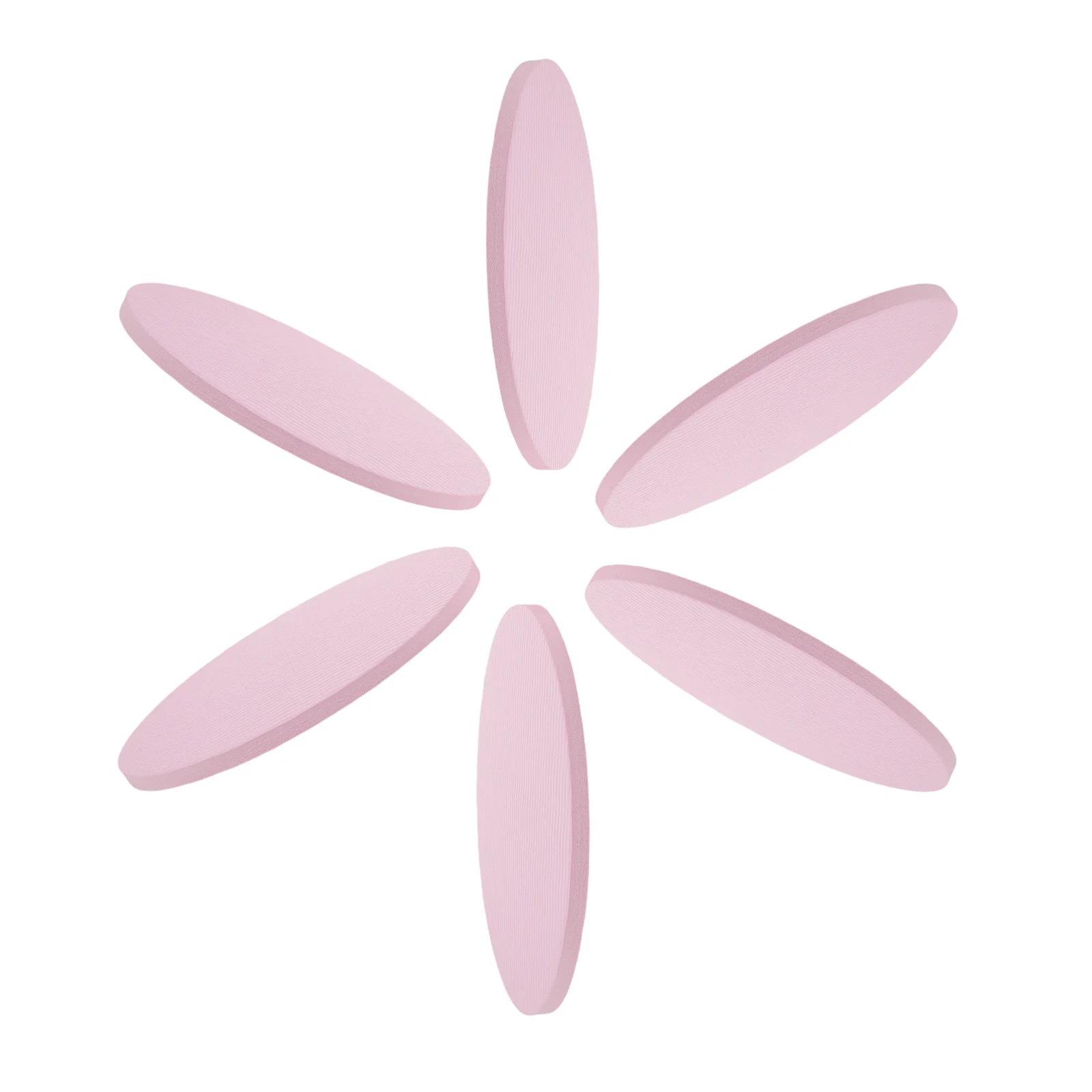 

6Pcs Round Exercise Mat Light Pink Non Slip Knee Elbow Support Pad Plank Cushion Fitness Yoga Mat Home Gym Plank Support Pad