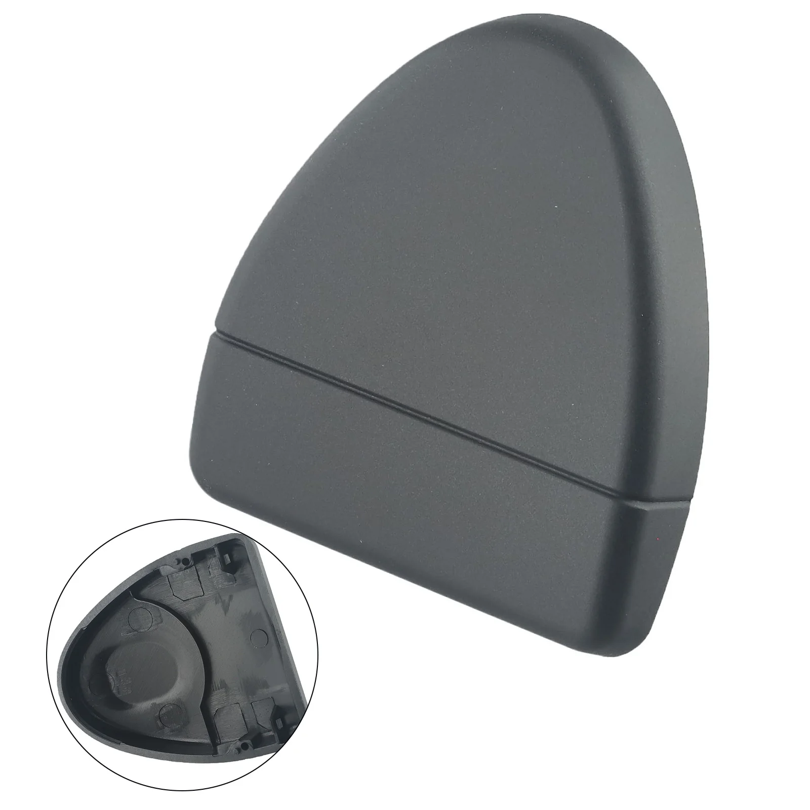 1pc Trim Wiper Cover Trim 7L6845425 As Shown Black Cover Cap High Strength Rear Replace Damaged High Quality Materials