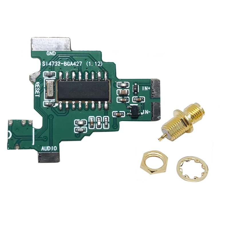 Módulo de modificación de intercomunicador SI4732, BGA427, filtro de conector de SMA-50KY, versión amplificada para Quansheng UVK5/UVK6