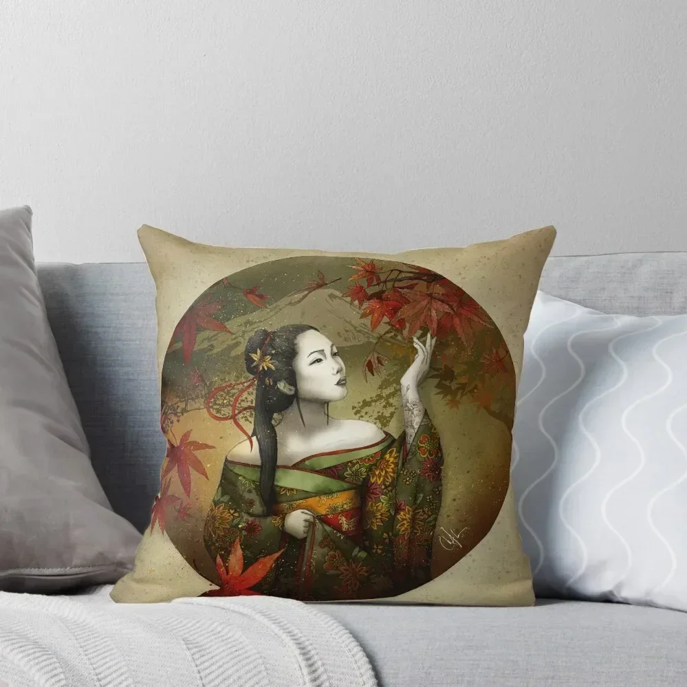 

momijigari (Maple viewing) Throw Pillow Christmas Pillow Cases Decorative Cushions For Luxury Sofa christmas supplies pillow