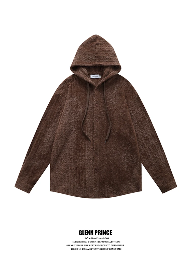 

Повседневная рабочая толстовка для мужчин, уличный стиль, универсальная рабочая куртка, для ежедневных поездок, свободный крой, длинный рукав, хлопок/полиэстер...