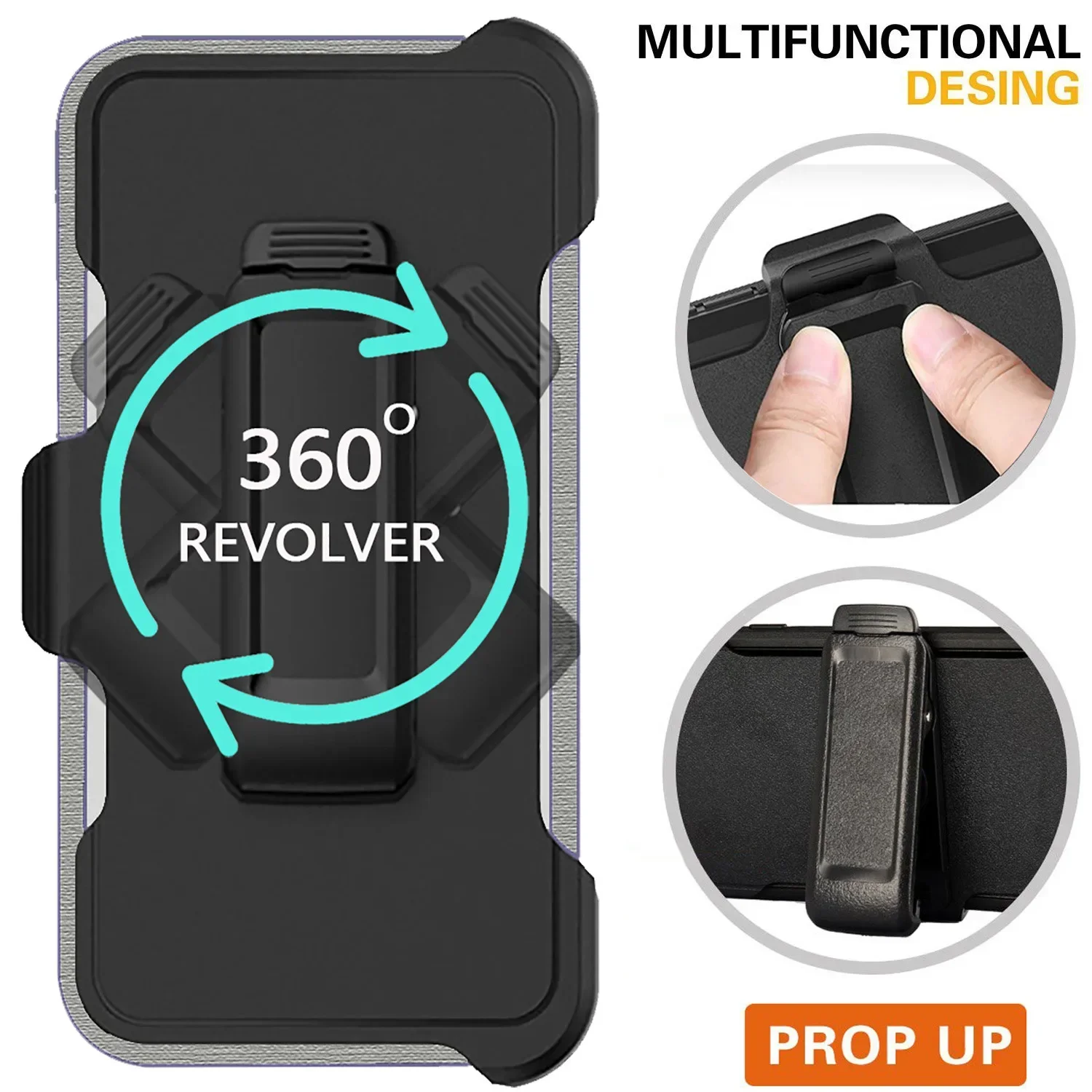 Hybrid Rugged Armor With Clip Case for Samsung Galaxy S25 S24 S23 Ultra Plus FE A06 A16 A55 A35 A25 A15 A05S 5G OTT Cover Box