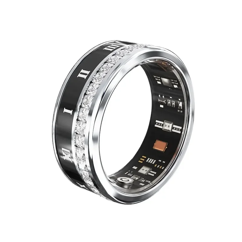 Smart Ring Health Tracker Sleep Monitor Heart Rate Blood Oxygen Fitness Activity Watch for Men Women Couples 18K Rose Gold