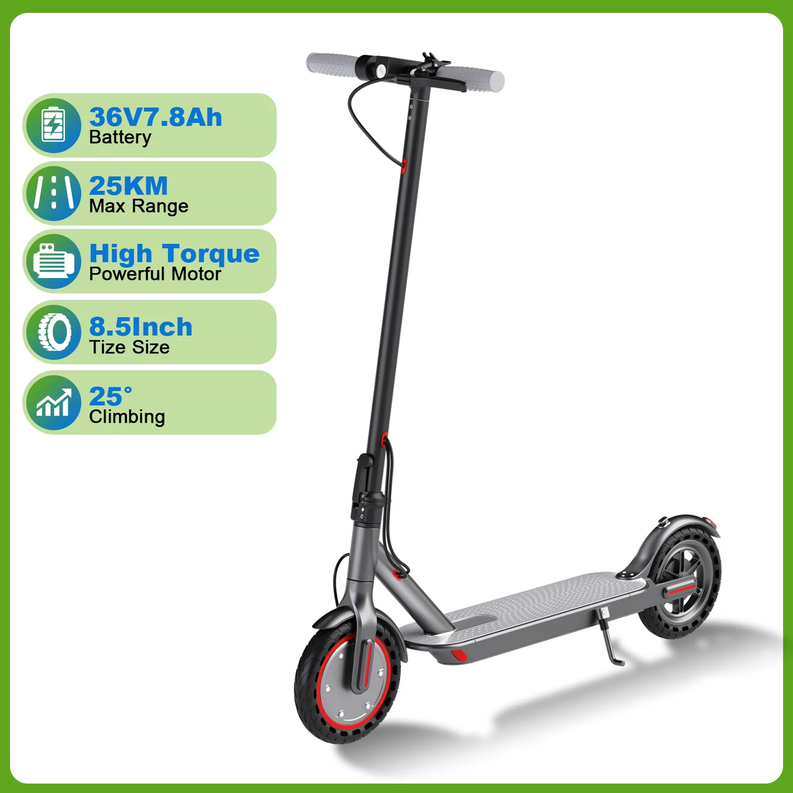JUICEASE EP2 PRO elektrische fiets voor volwassenen, 54,6V 22,5Ah batterij met hoge capaciteit, 100 km actieradius, 14 inch, dubbele vering, 35 °   Elektrische scooter voor woon-werkverkeer met