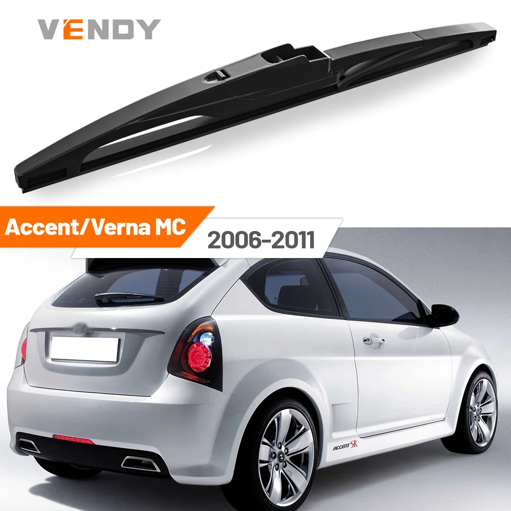 1 stücke Heckscheibenwischerblatt Für Hyundai Accent Verna MC 2006-2011 2007 2008 2009 2010 Scheibenwischer Zubehör