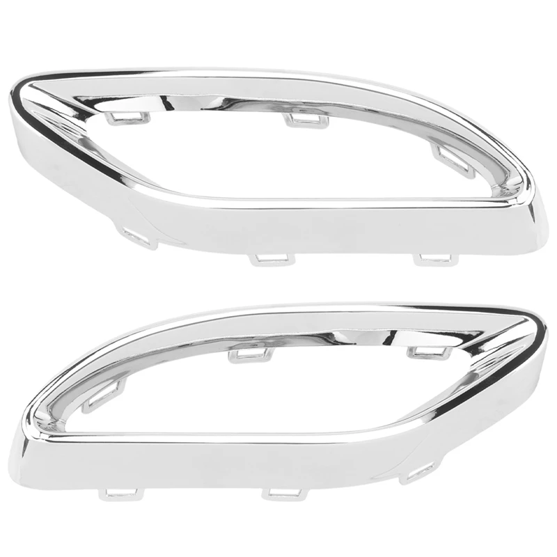 1 Pair Rear Exhaust Pipe Trim Bezel Fit For Mercedes W177 A W238 E W205 C 2058852221,2058852321